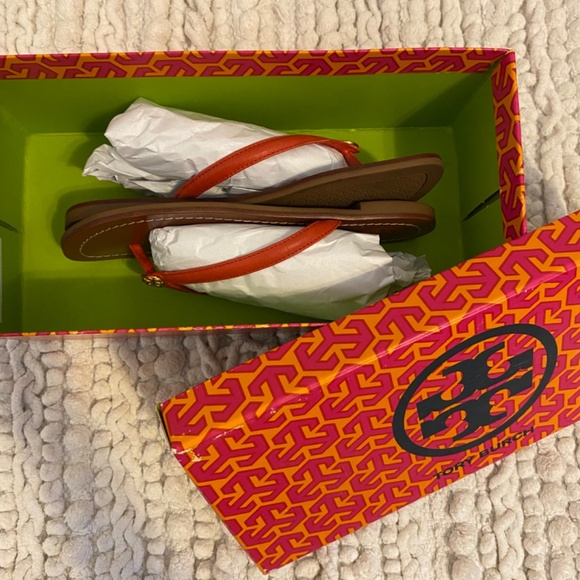 Tory Burch Terra Thong Flip Flop Sandals Size 5 - Picture 13 of 13